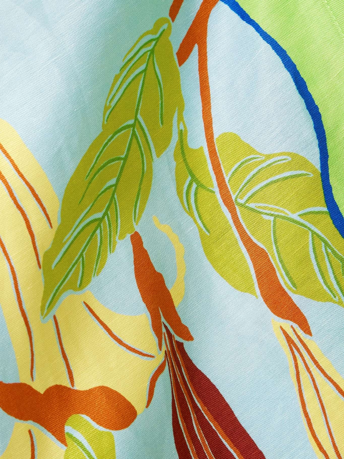 + Nadia Hernández Rafaela belted printed voile shirt dress Multi - 4