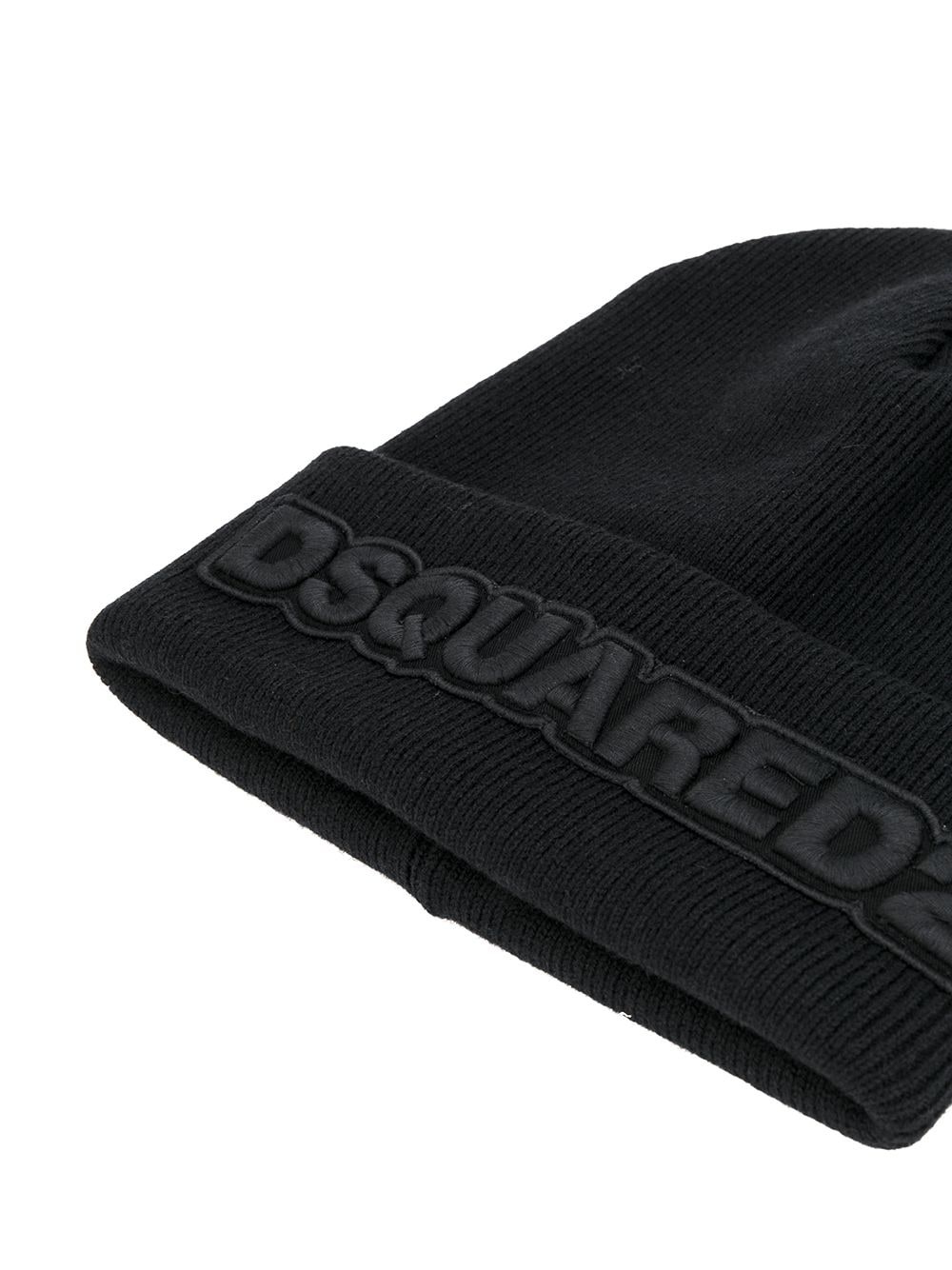 logo embroidered beanie - 4