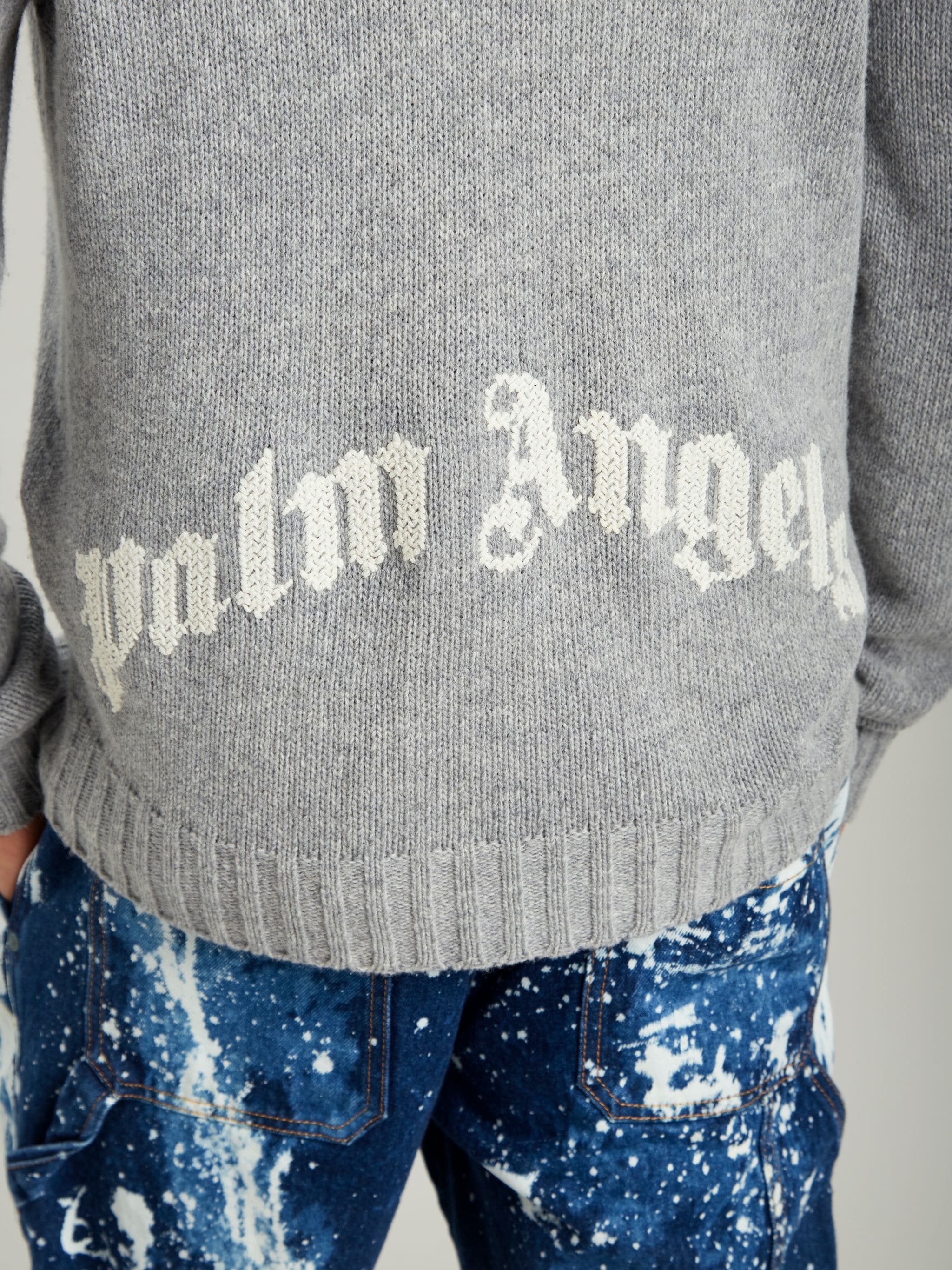 CURVED LOGO SWEATER - 7