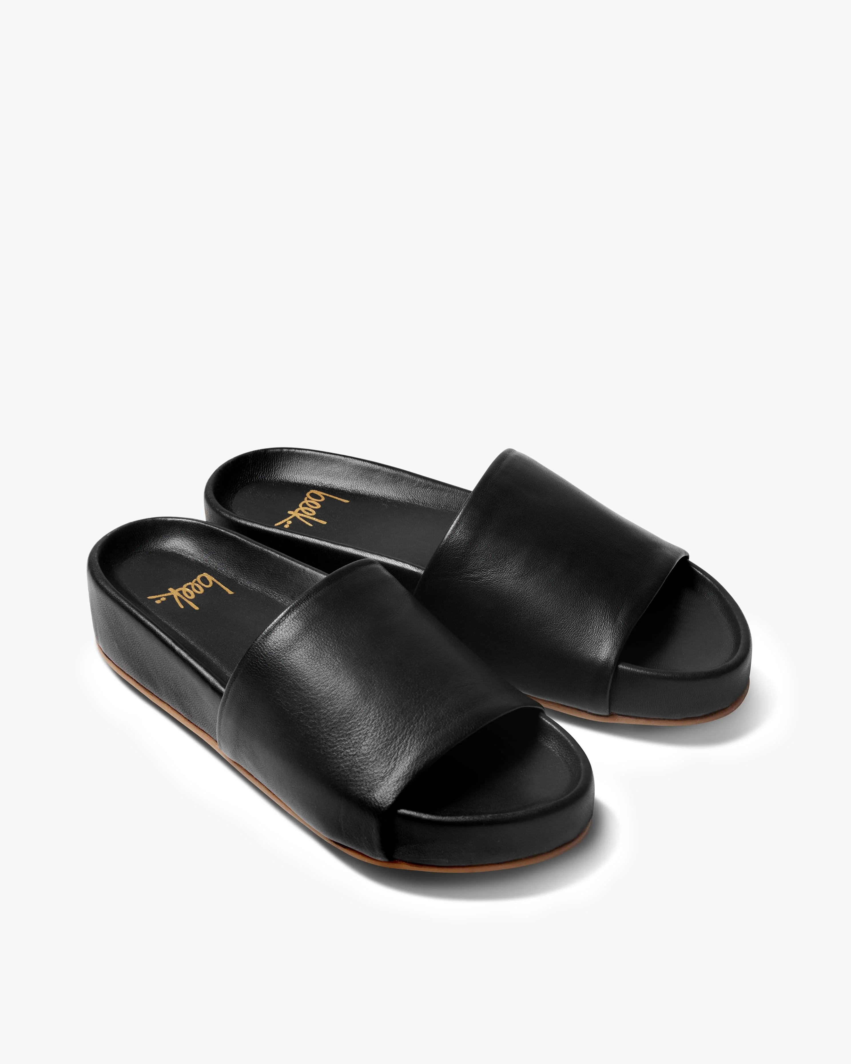 Pelican Leather Platform Sandal - 1