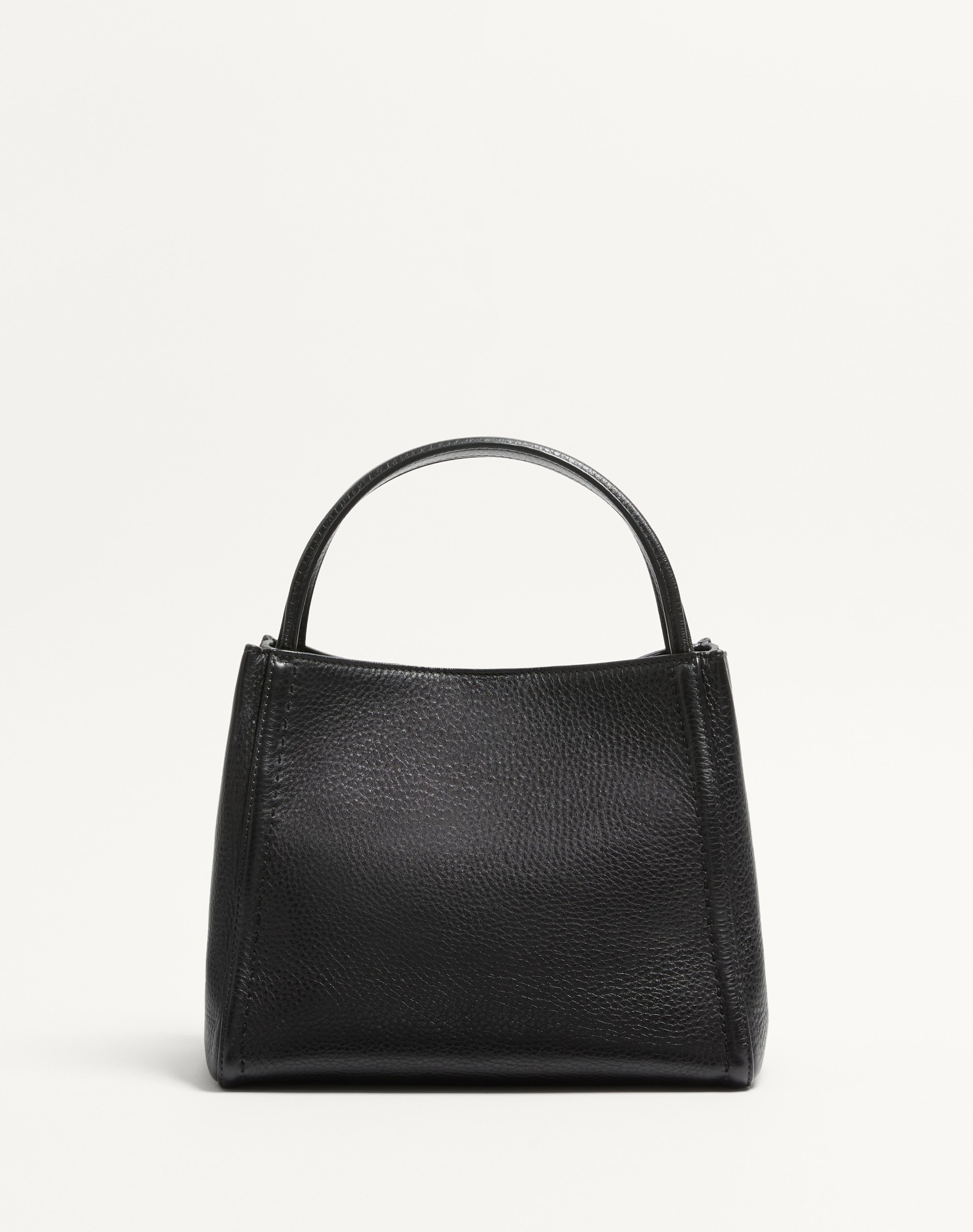 VALENTINO GARAVANI ALLTIME MEDIUM HANDBAG IN GRAINY CALFSKIN - 4