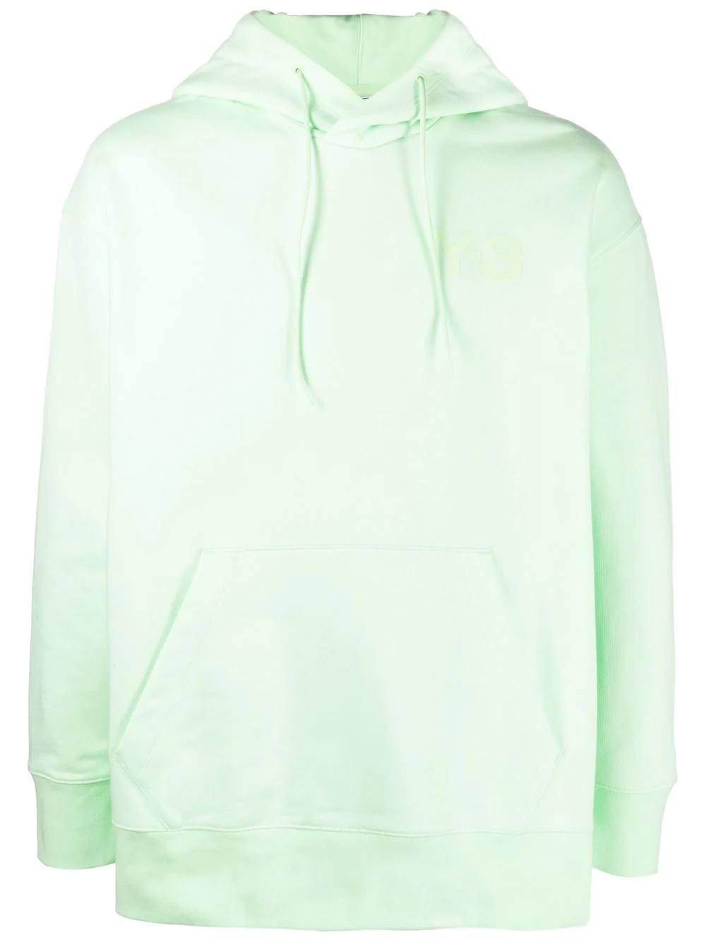 drawstring long-sleeve hoodie - 1