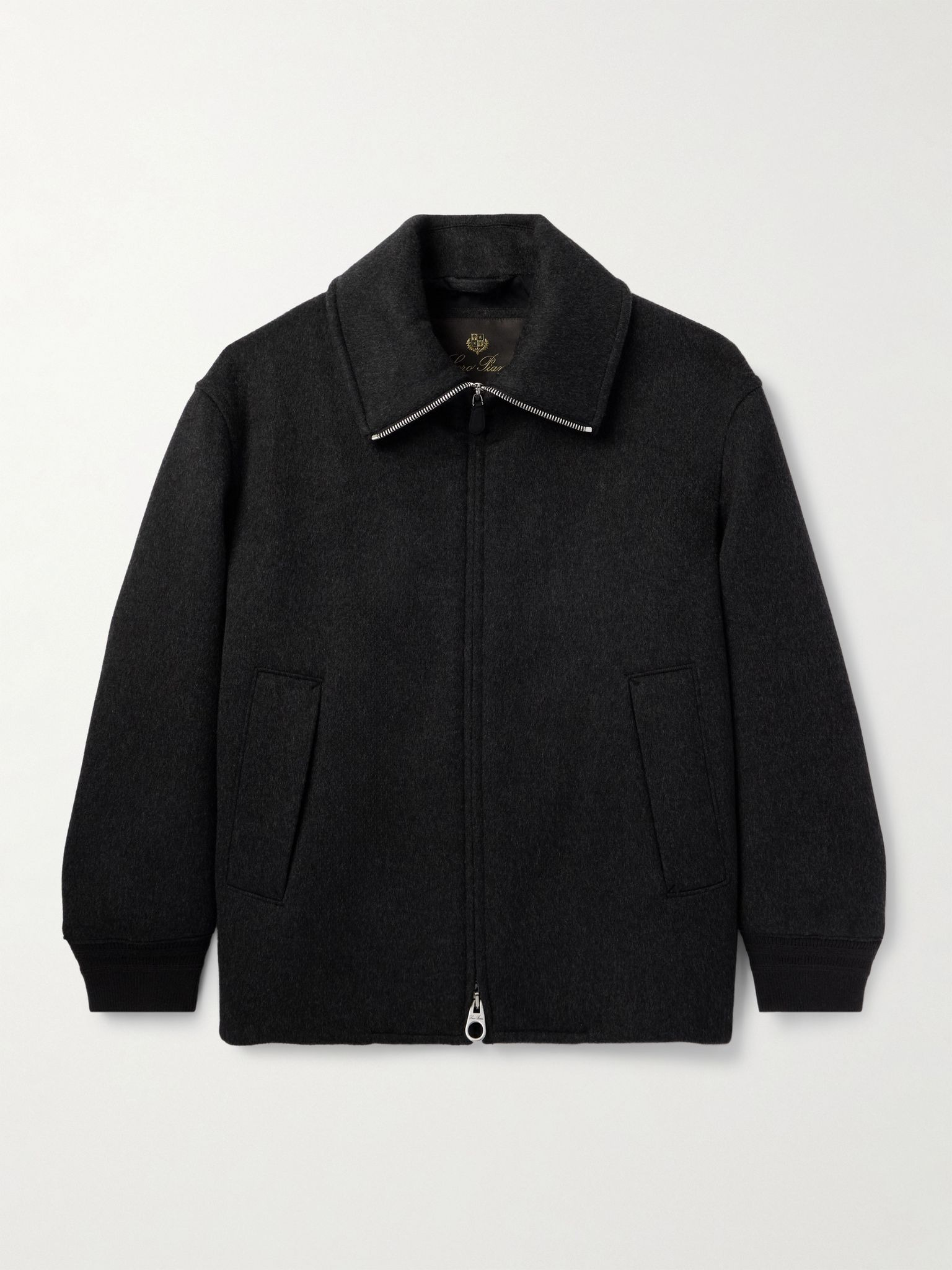 Marius Brushed-Cashmere Jacket Charcoal - 1