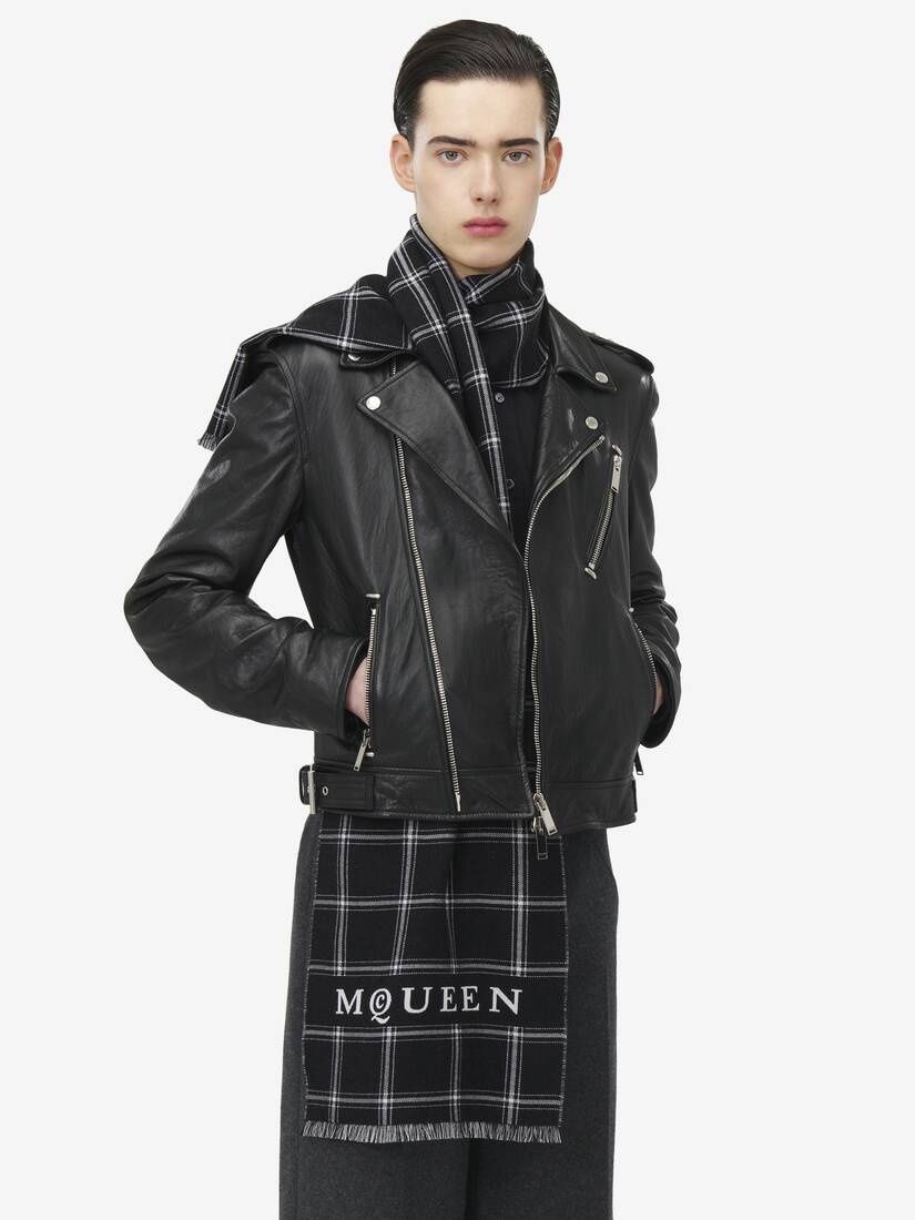 Logo Check Scarf - 2