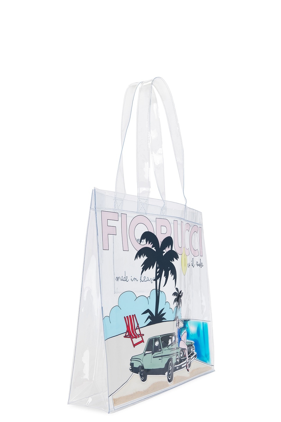 Beach Print PVC Tote Bag - 3
