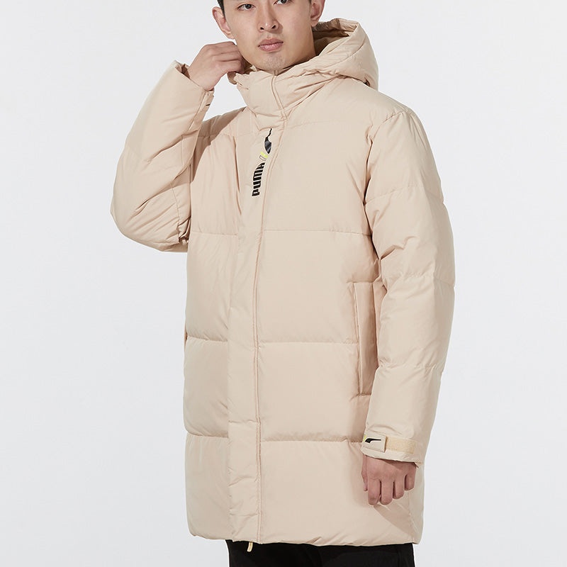 PUMA Windproof Down Warm Jacket 'Beige' 532916-20 - 5