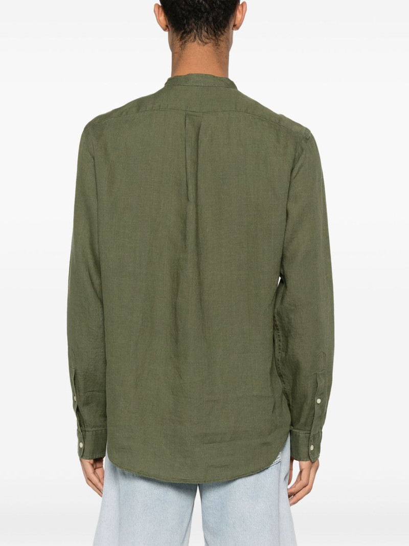Polo-Pony-motif linen shirt 4