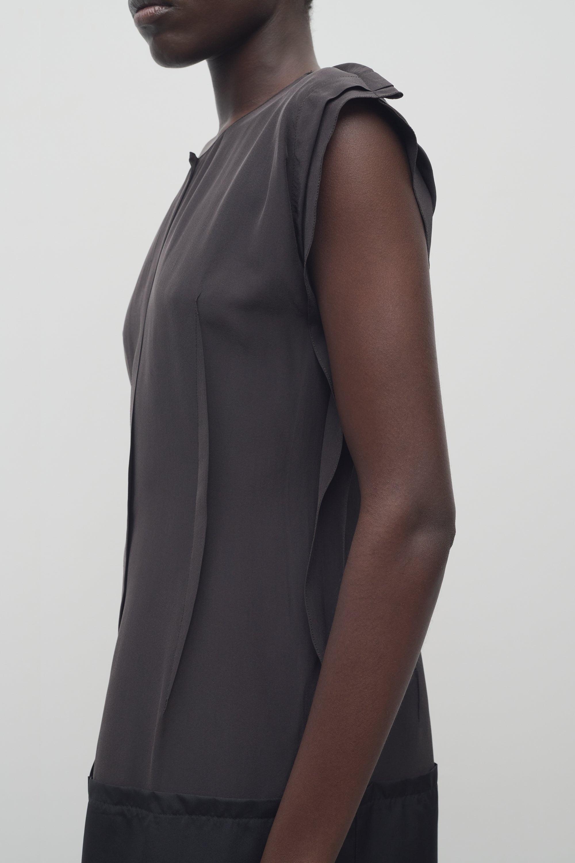 Irena Dress in Viscose and Silk - 7