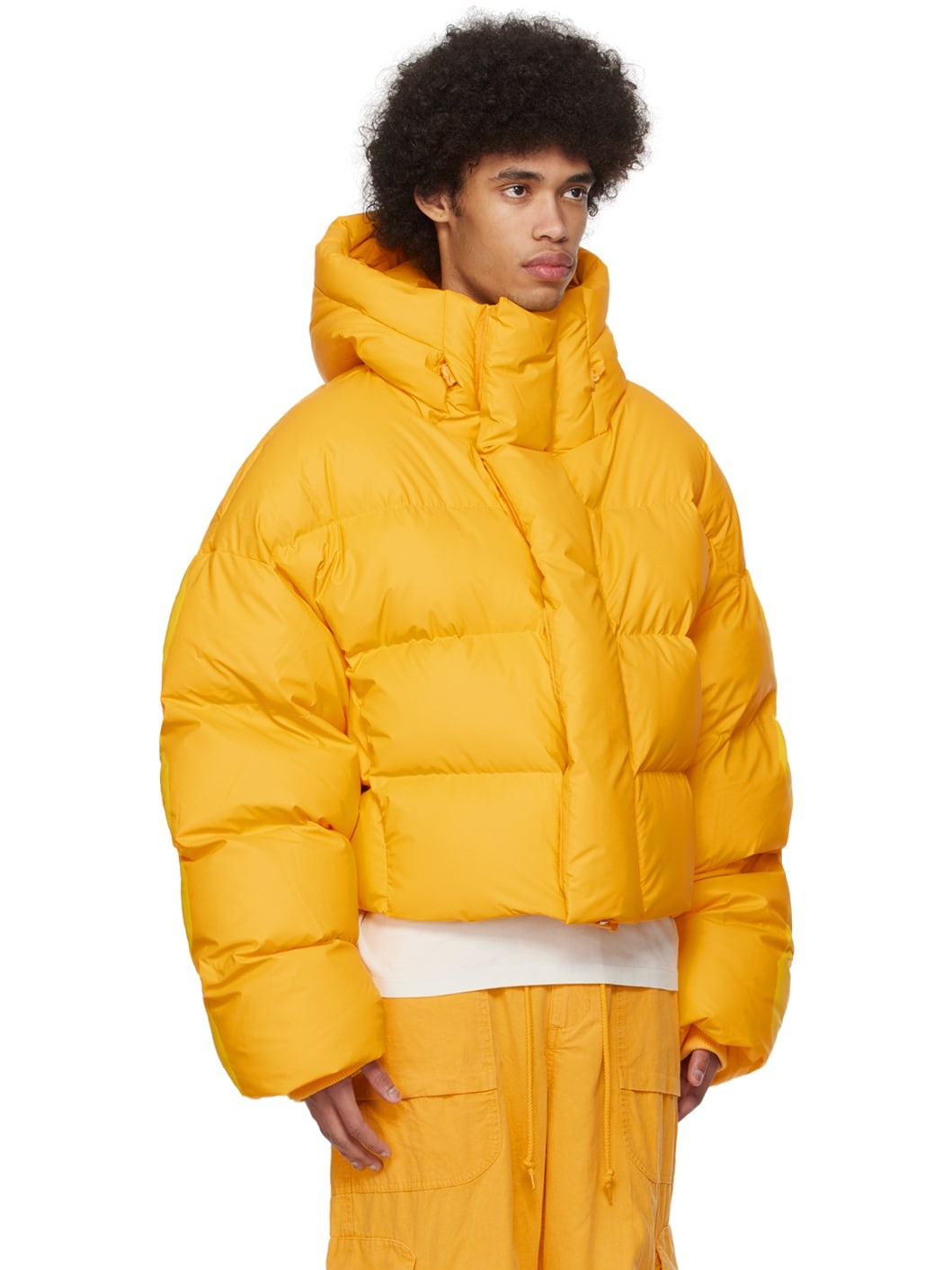 Yellow MML Down Puffer Jacket - 2