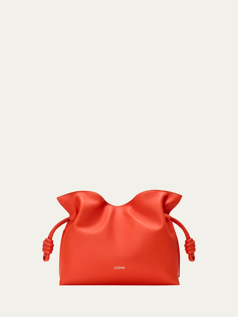 Flamenco Medium Clutch Bag in Nappa Leather - 1