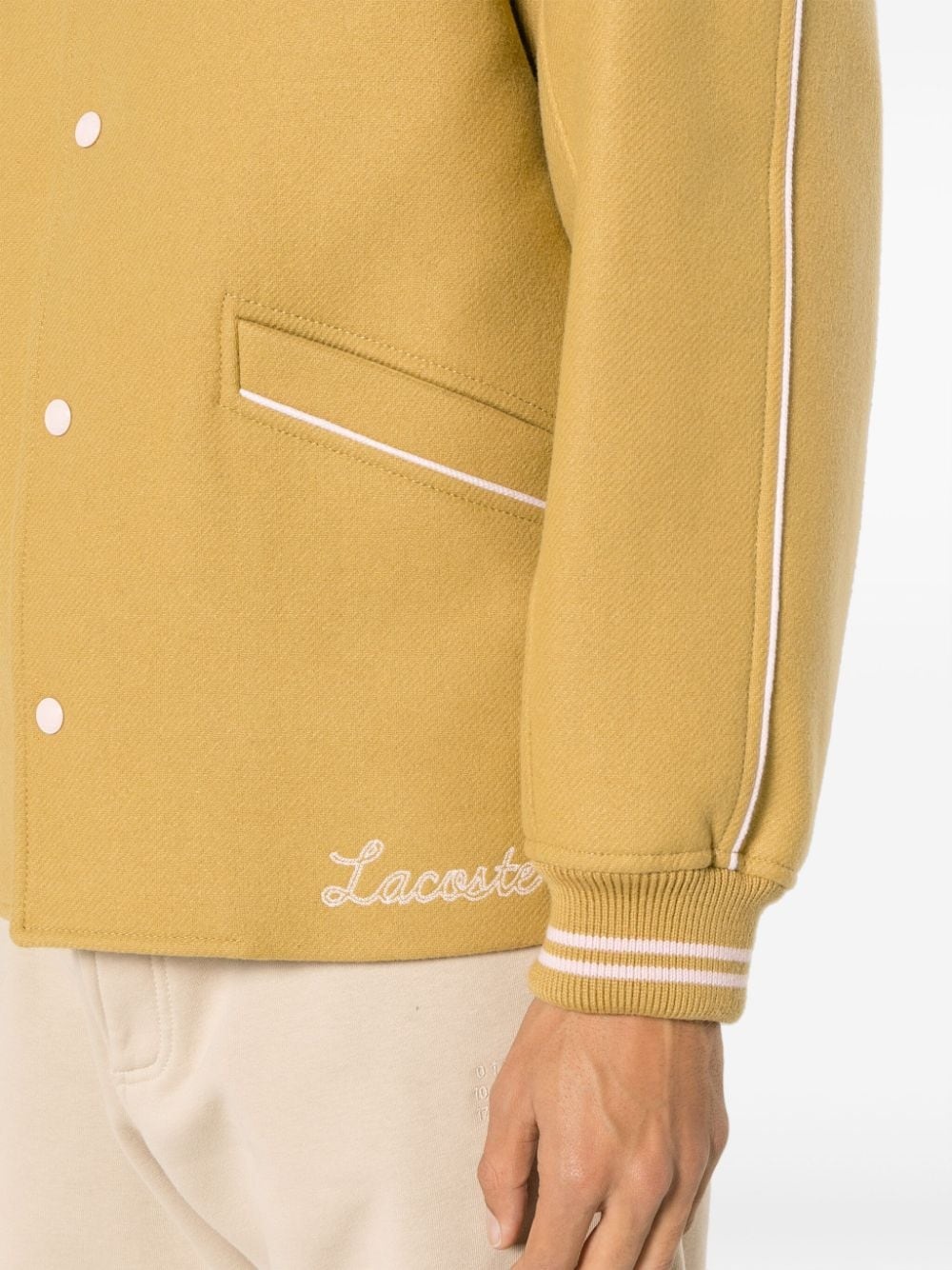 x Le Fleur logo-patches varsity jacket - 6