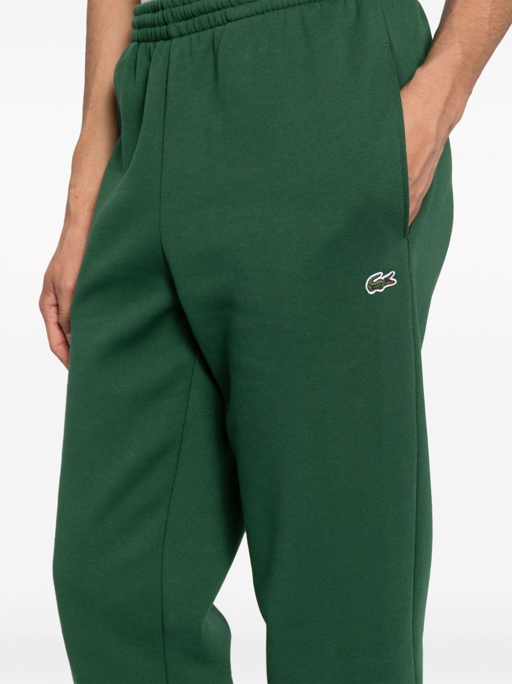 logo-patch cotton-blend track pants - 5