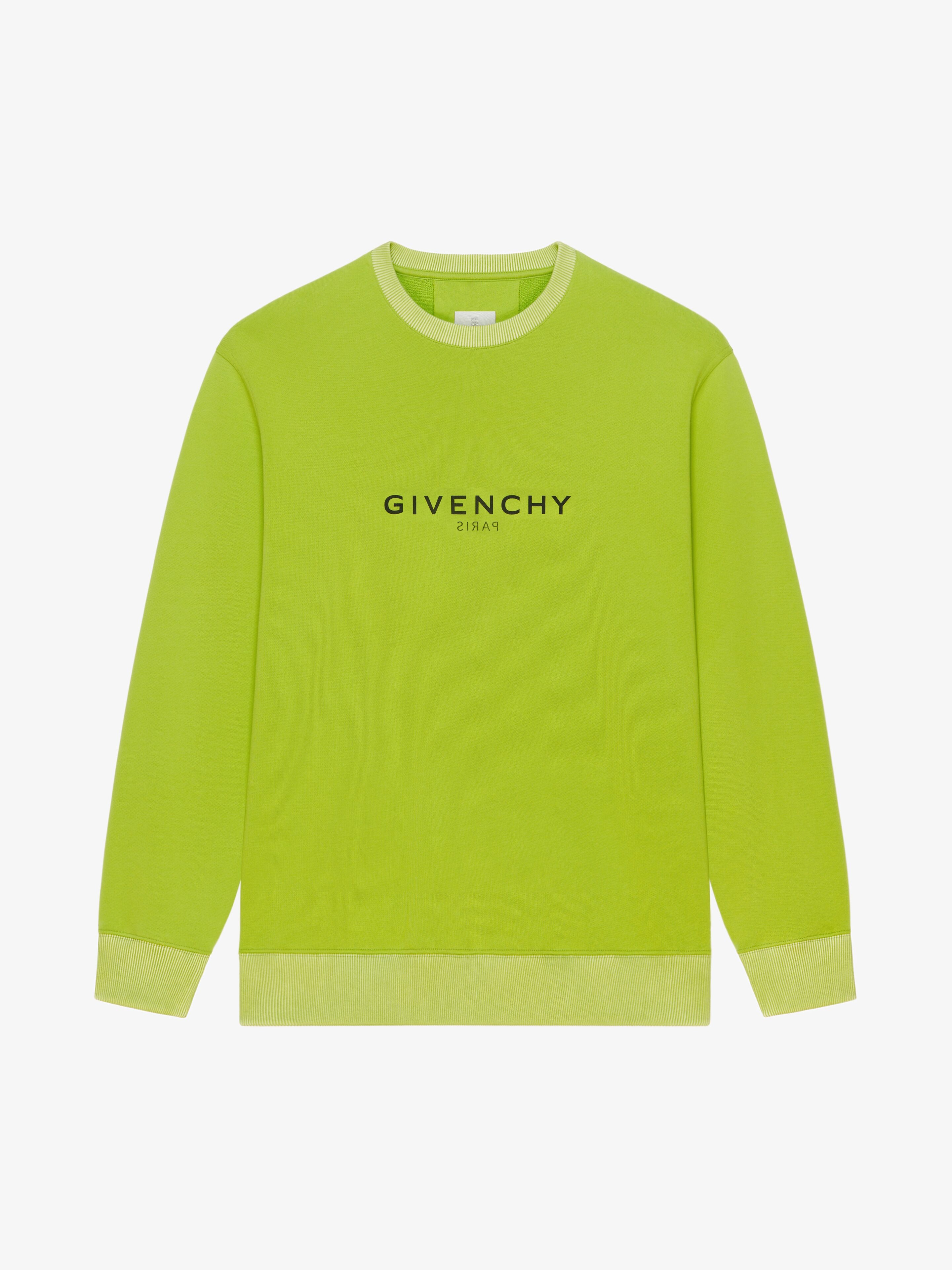 CLASSIC FIT SWEATSHIRT WITH GIVENCHY REVERSE PRINT - 1
