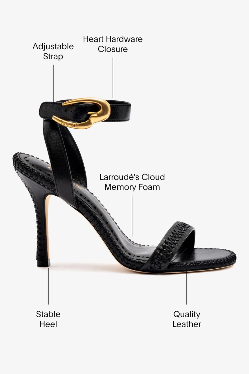Verona Sandal In Black Leather 5
