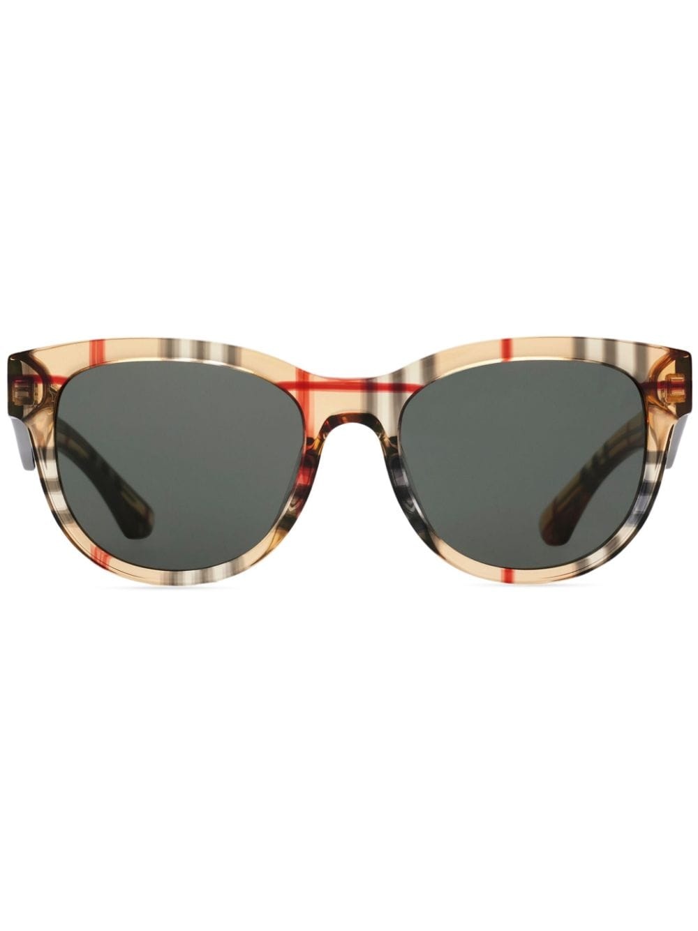 Vintage Check round-frame sunglasses - 1