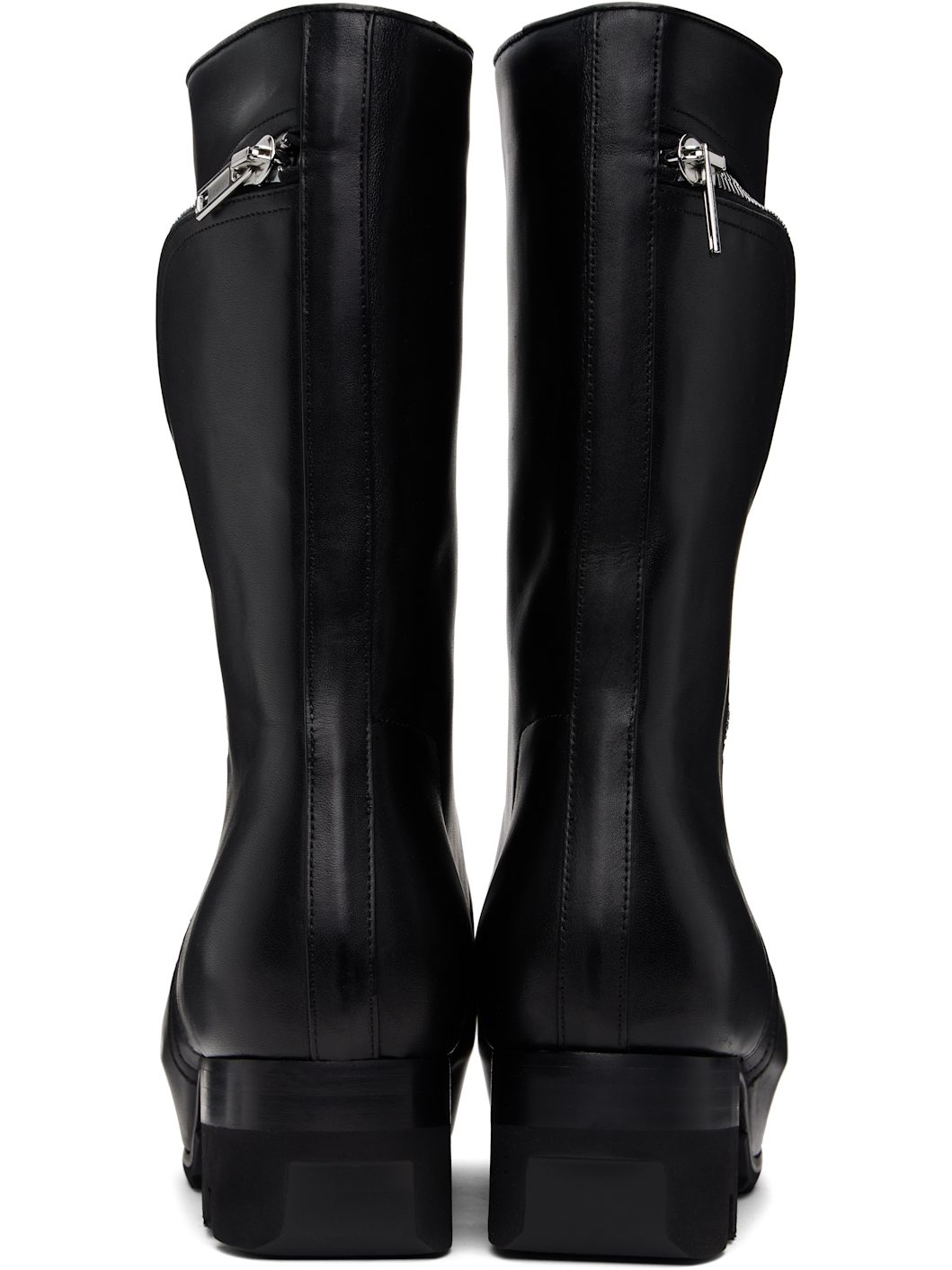 Black Hollywood Bahaus Ballast Boots - 2