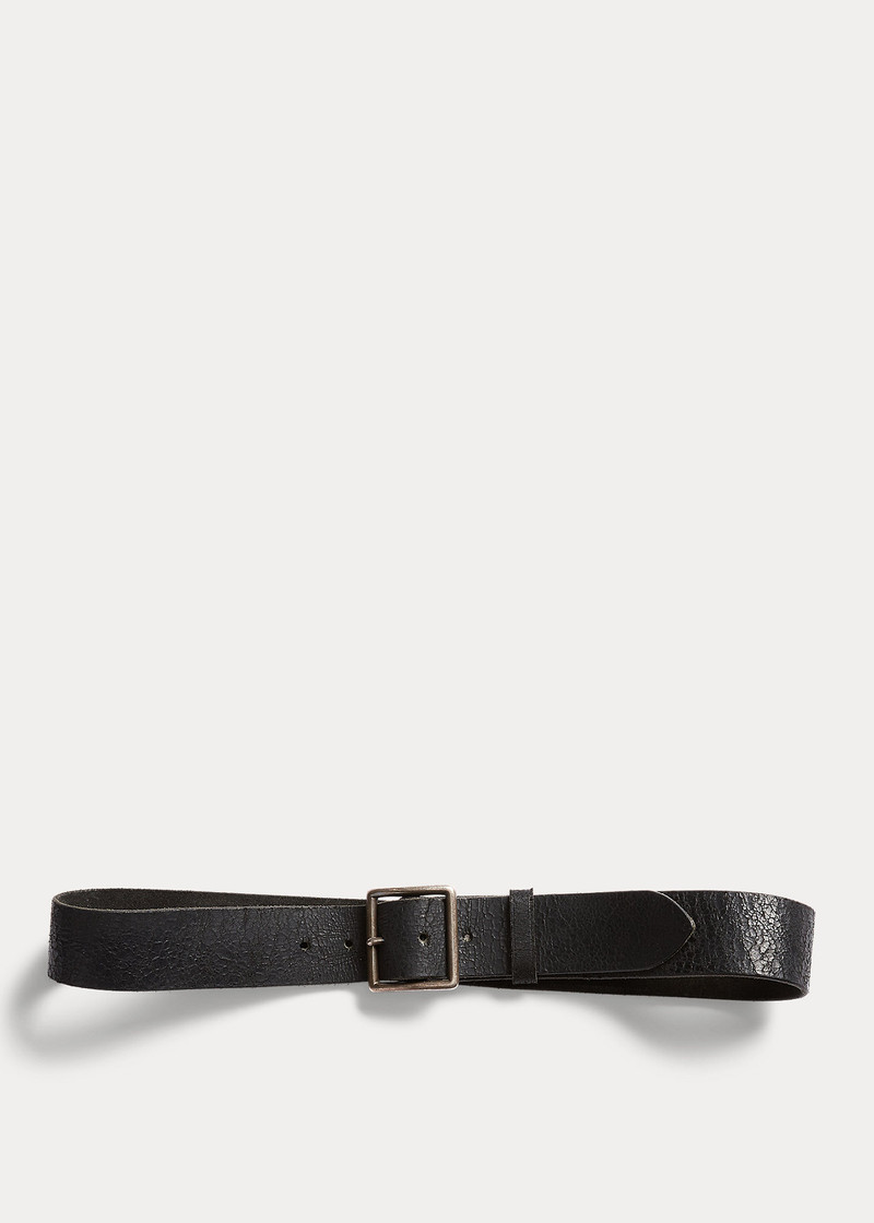 RRL by Ralph Lauren Distressed Leather Belt outlook