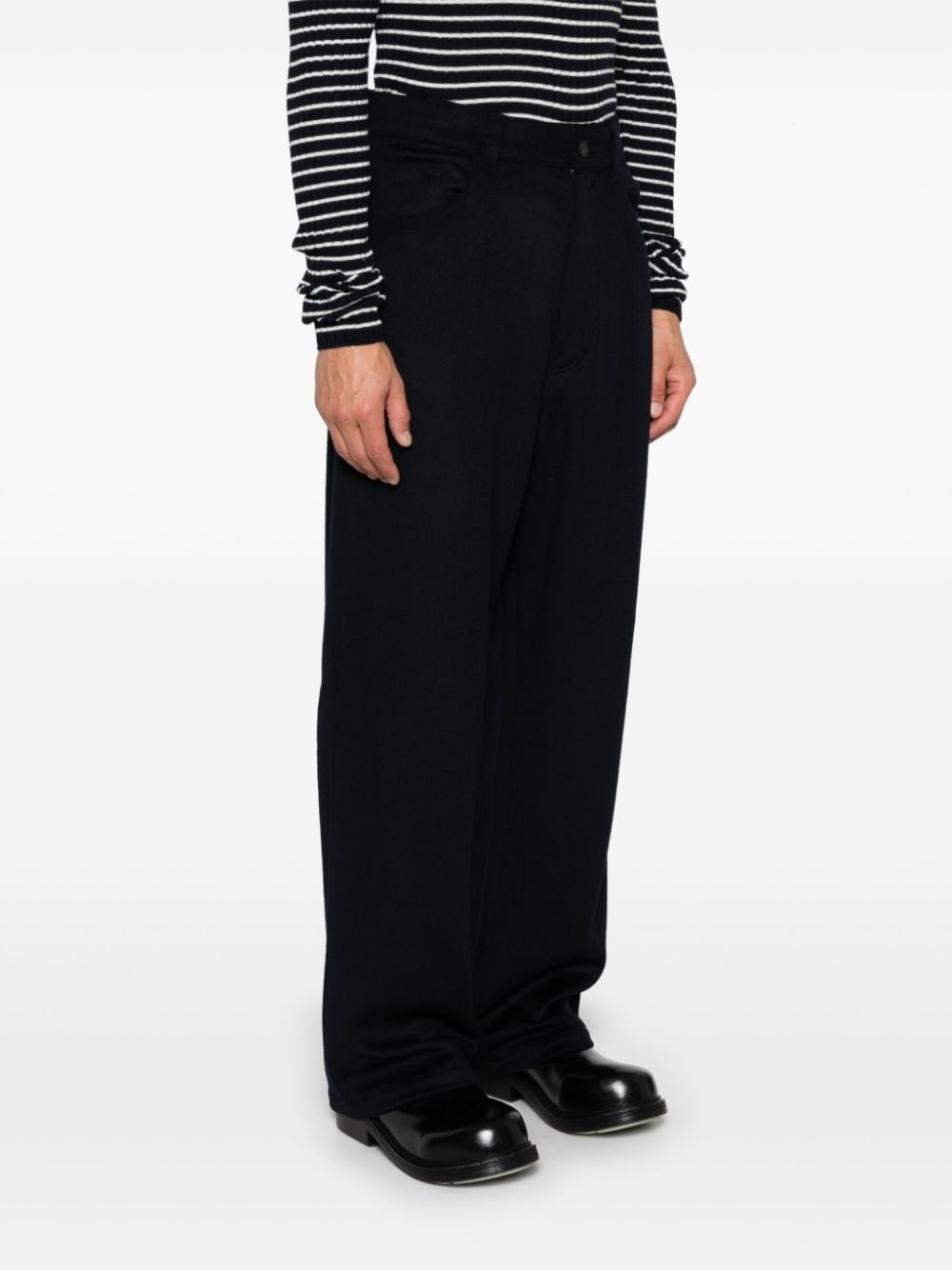 flannel trousers - 3