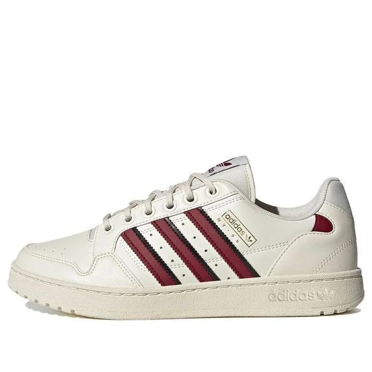 adidas originals NY 90 Shoes Beige/Red H04429 - 1