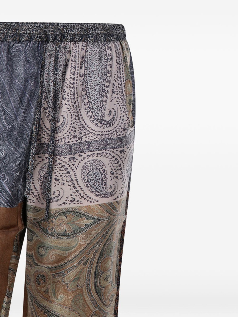 Aloe paisley patchwork trousers 4
