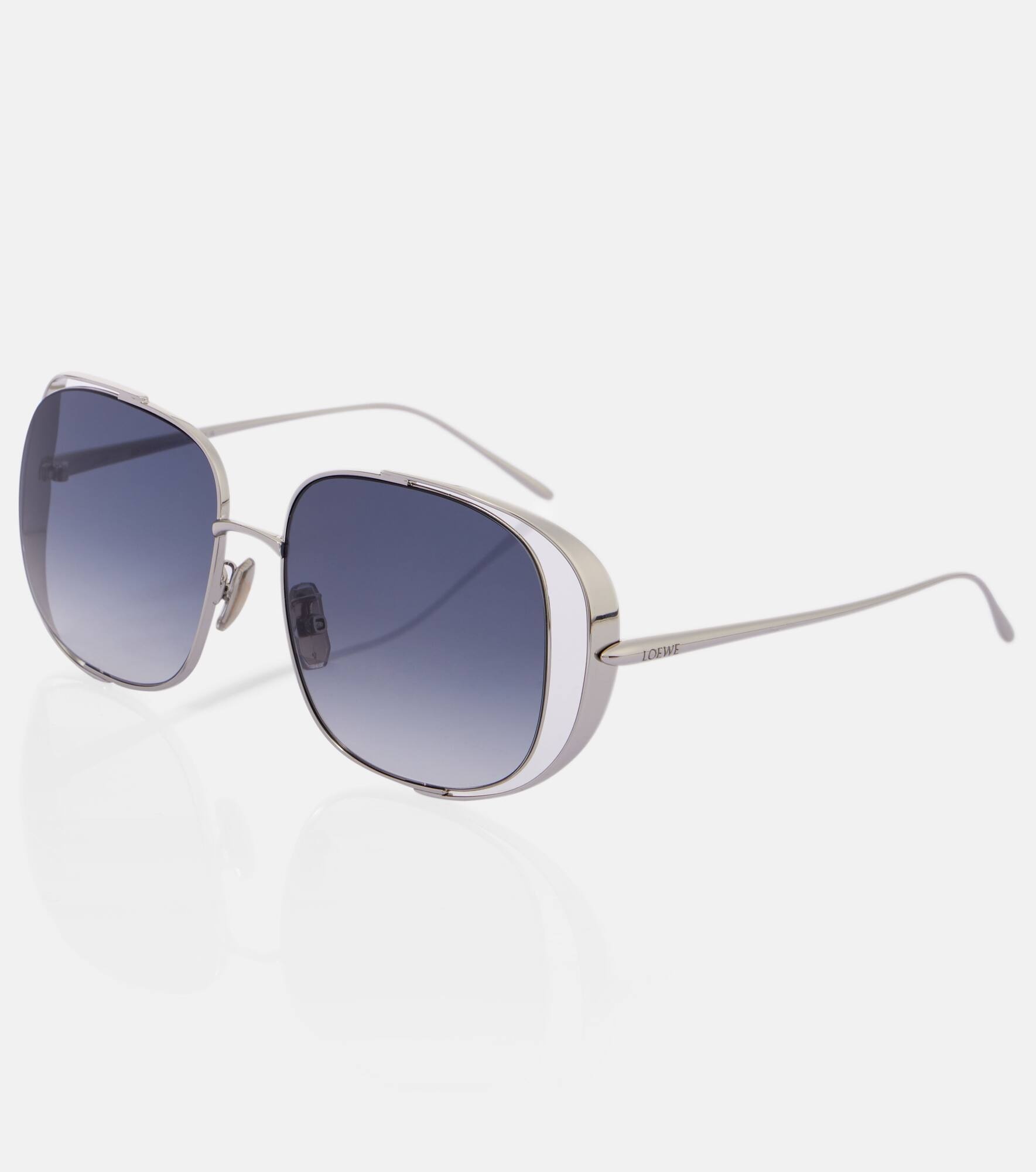 Cutout square sunglasses - 4