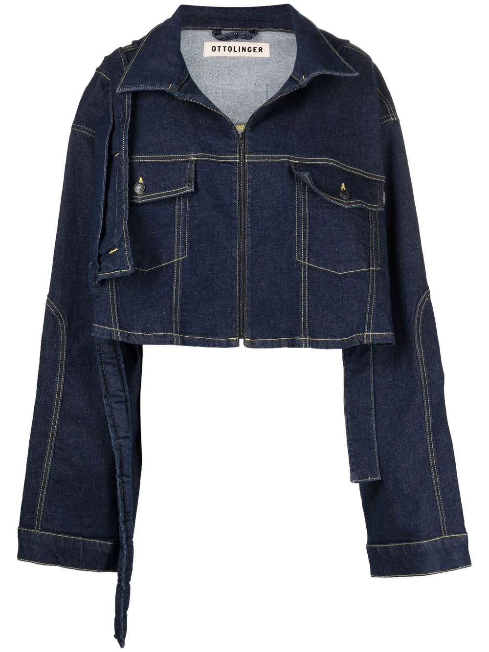 Isco cropped denim jacket - 1