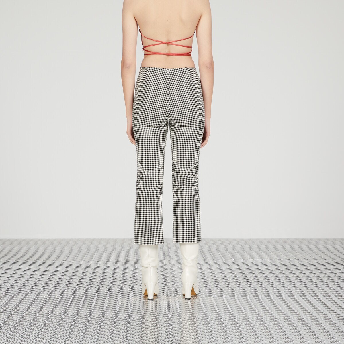 Gingham pant - 7