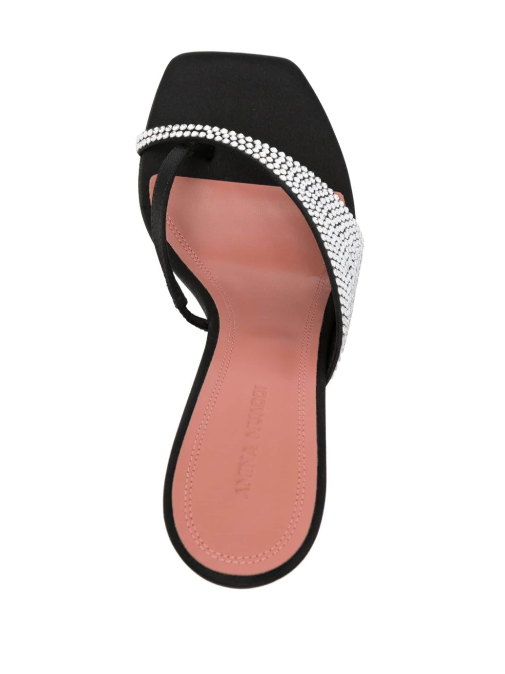 Shiona 95mm satin mules - 4