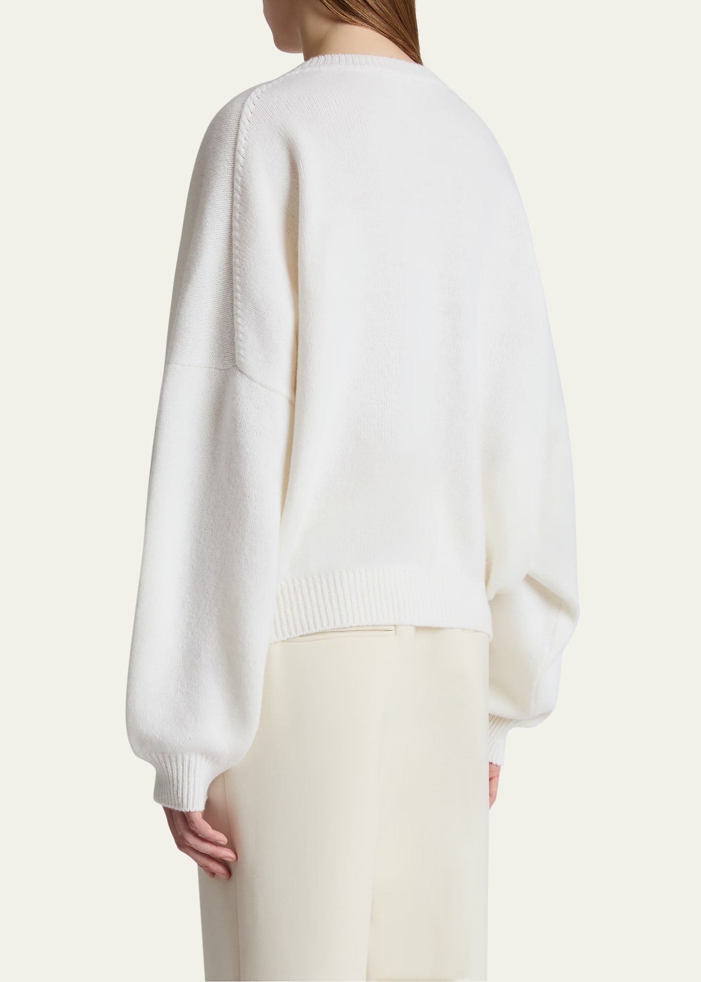 Margaux Cashmere Crewneck Sweater - 3