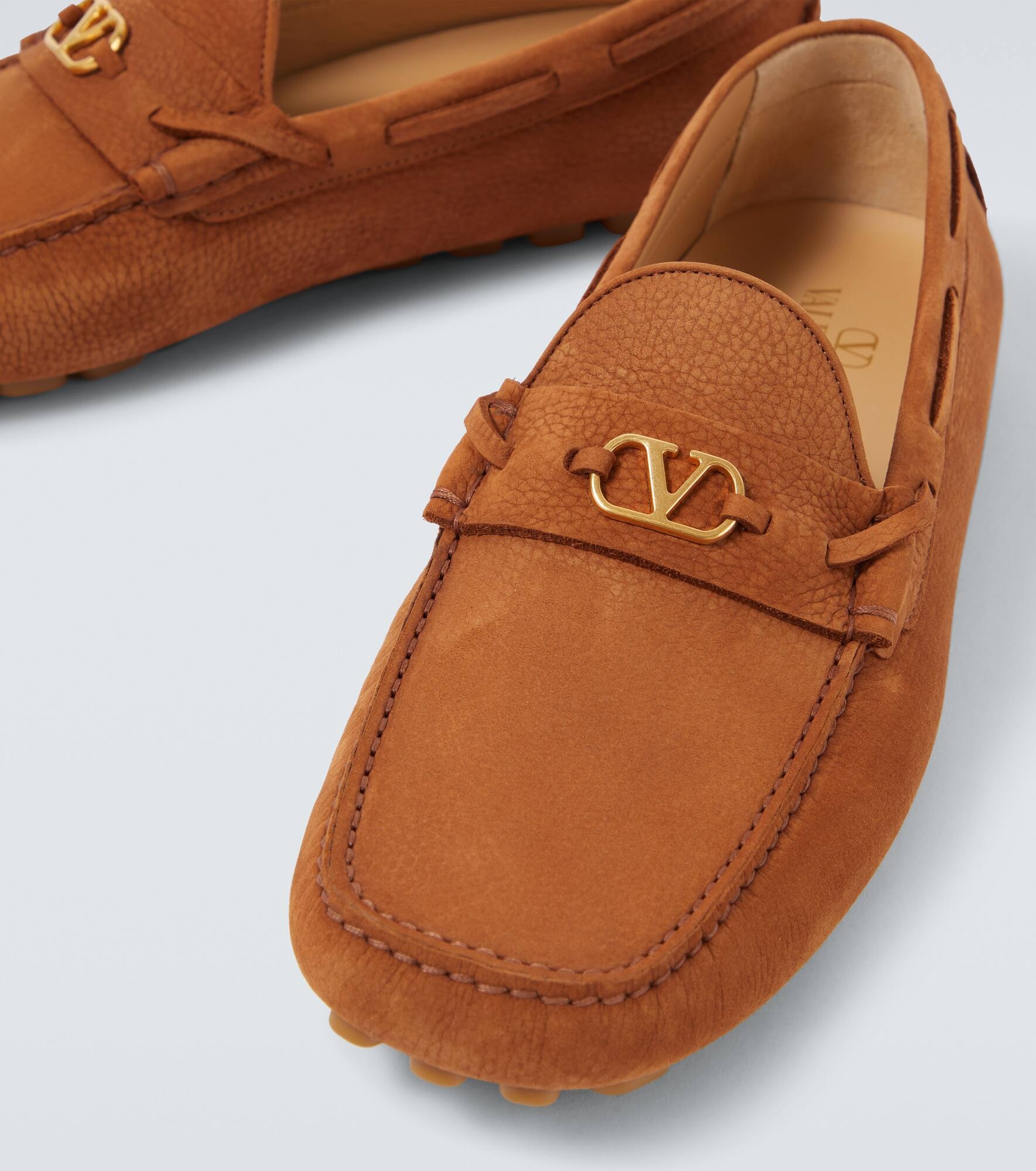 Fastaway VLogo suede driver shoes - 3