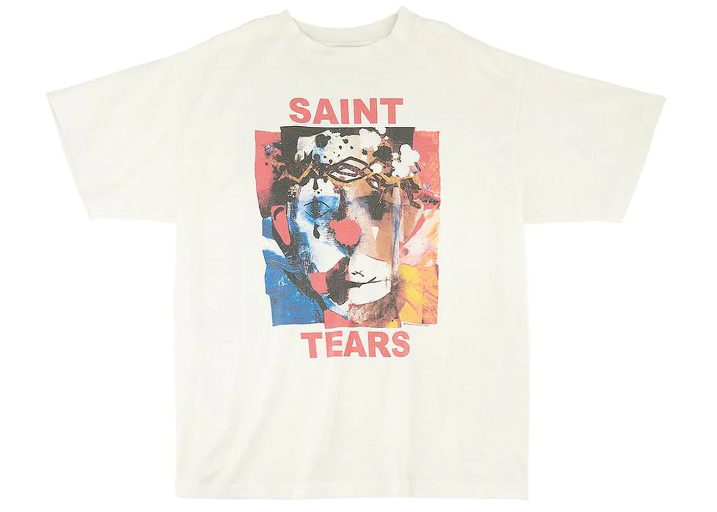 Saint Mxxxxxx x Denim Tears Clown T-Shirt White - 1