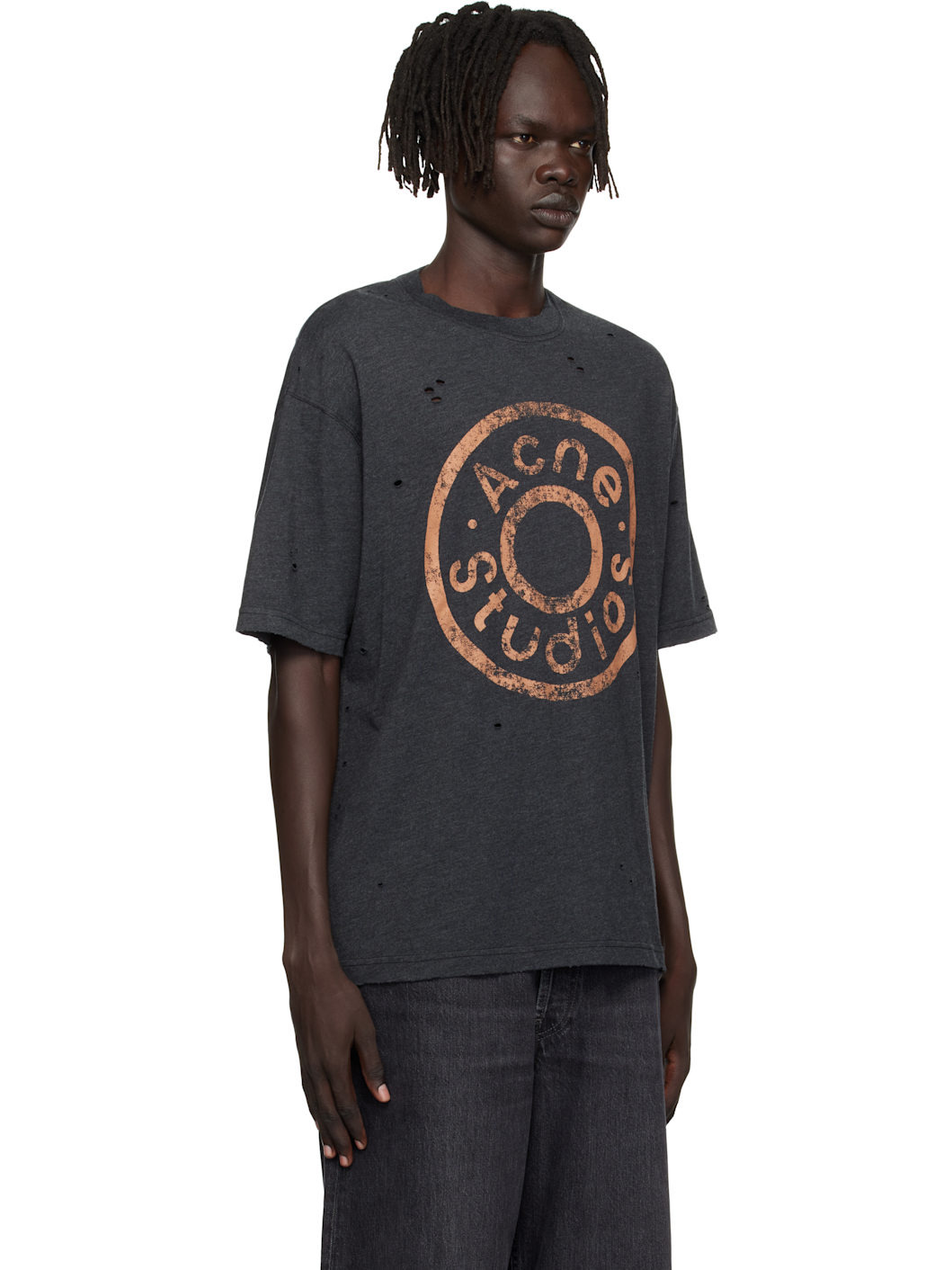 Black Logo Relaxed Fit T-shirt - 2