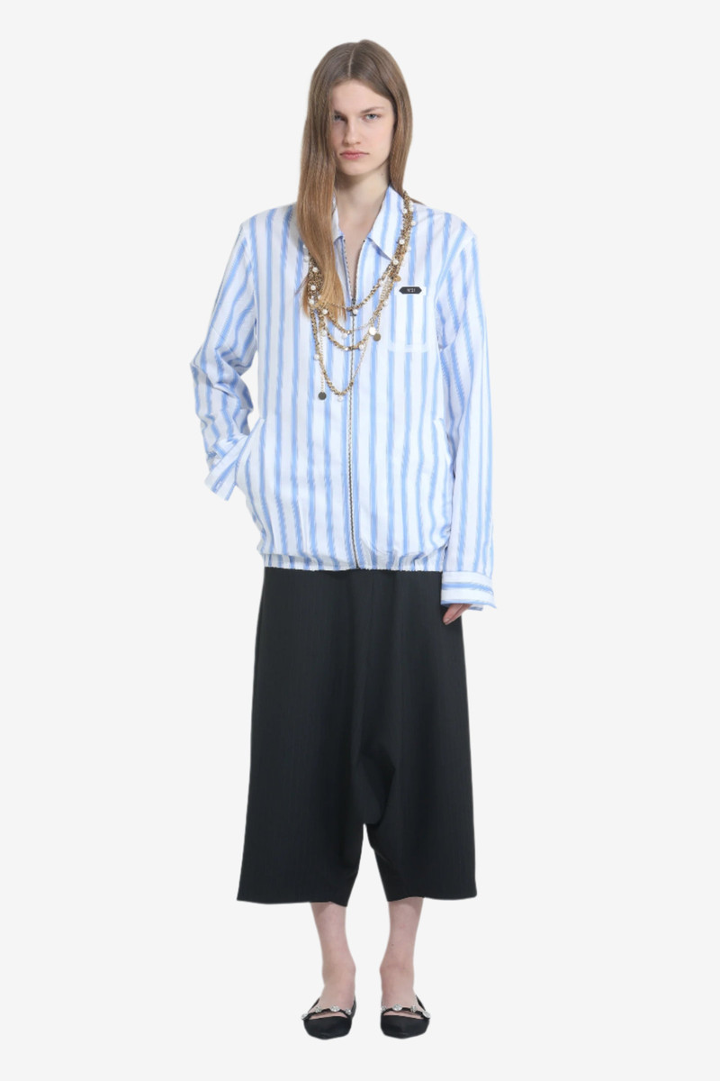 STRIPED ZIP-UP SHIRT JACKET 1