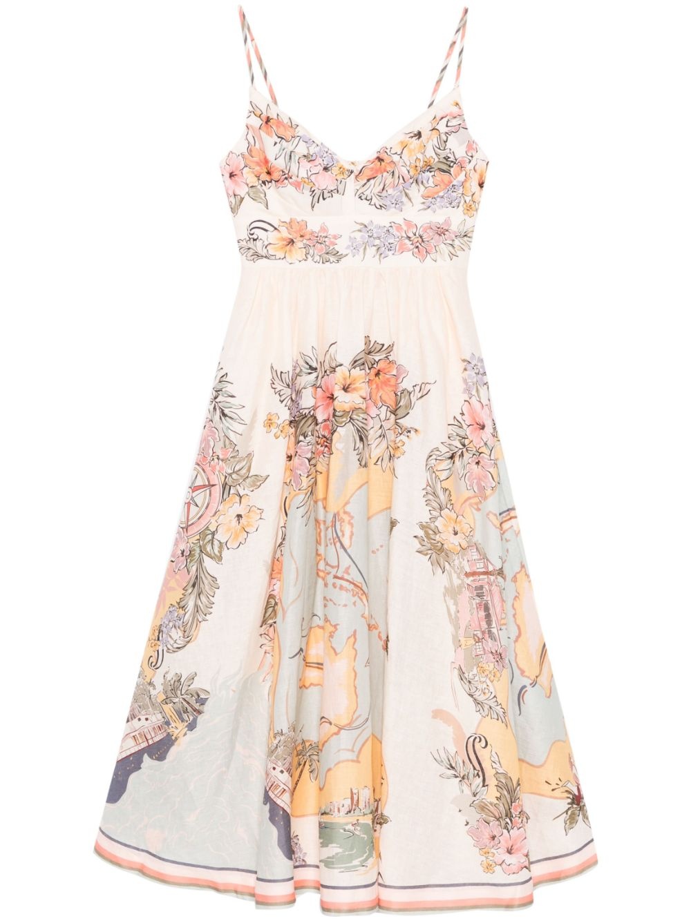 【Zimmermann】Tallow ミディ ラップドレス☆関税込 Zimmermann Tallow linen midi dress | tessabit | REVERSIBLE