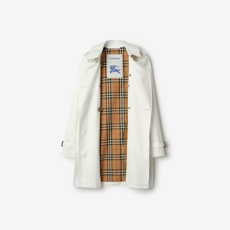 Short Tropical Gabardine Kensington Trench Coat 6