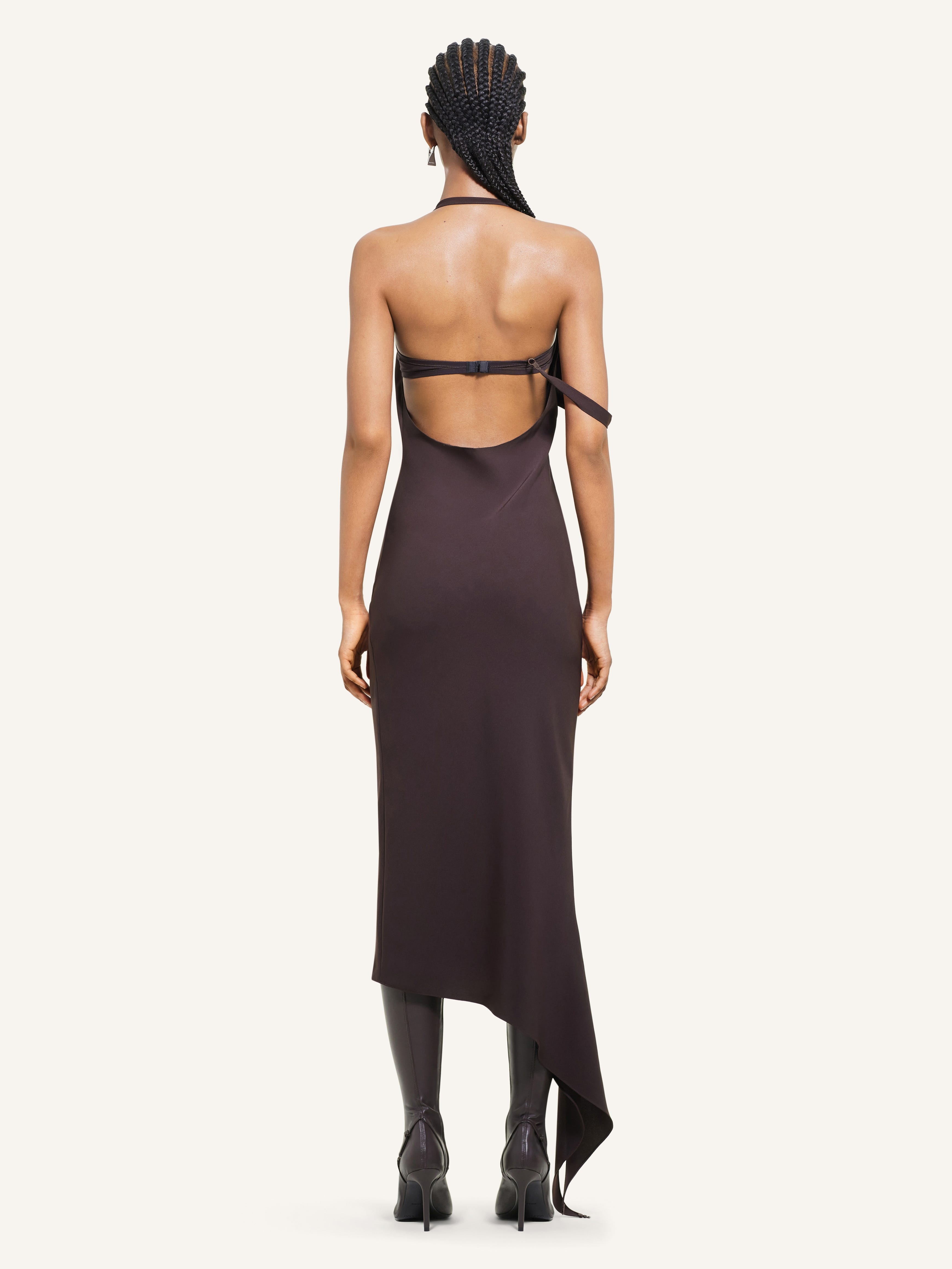UNDRESSED LONG CREPE DRESS - 4