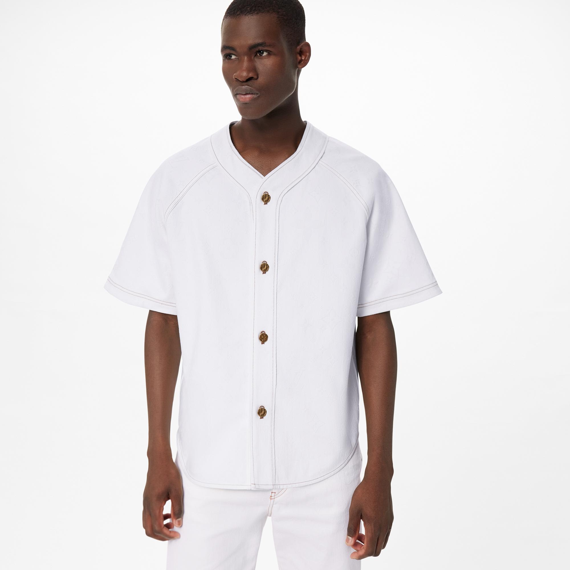 Embossed Monogram Baseball Shirt - 3