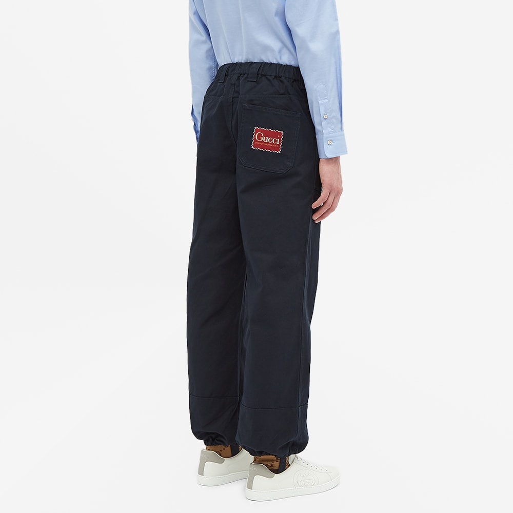 Gucci Logo Patch Loose Pant - 5