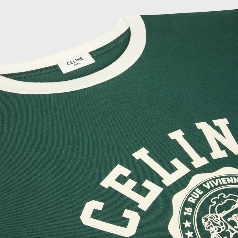 celine blason regular t-shirt in cotton jersey 3