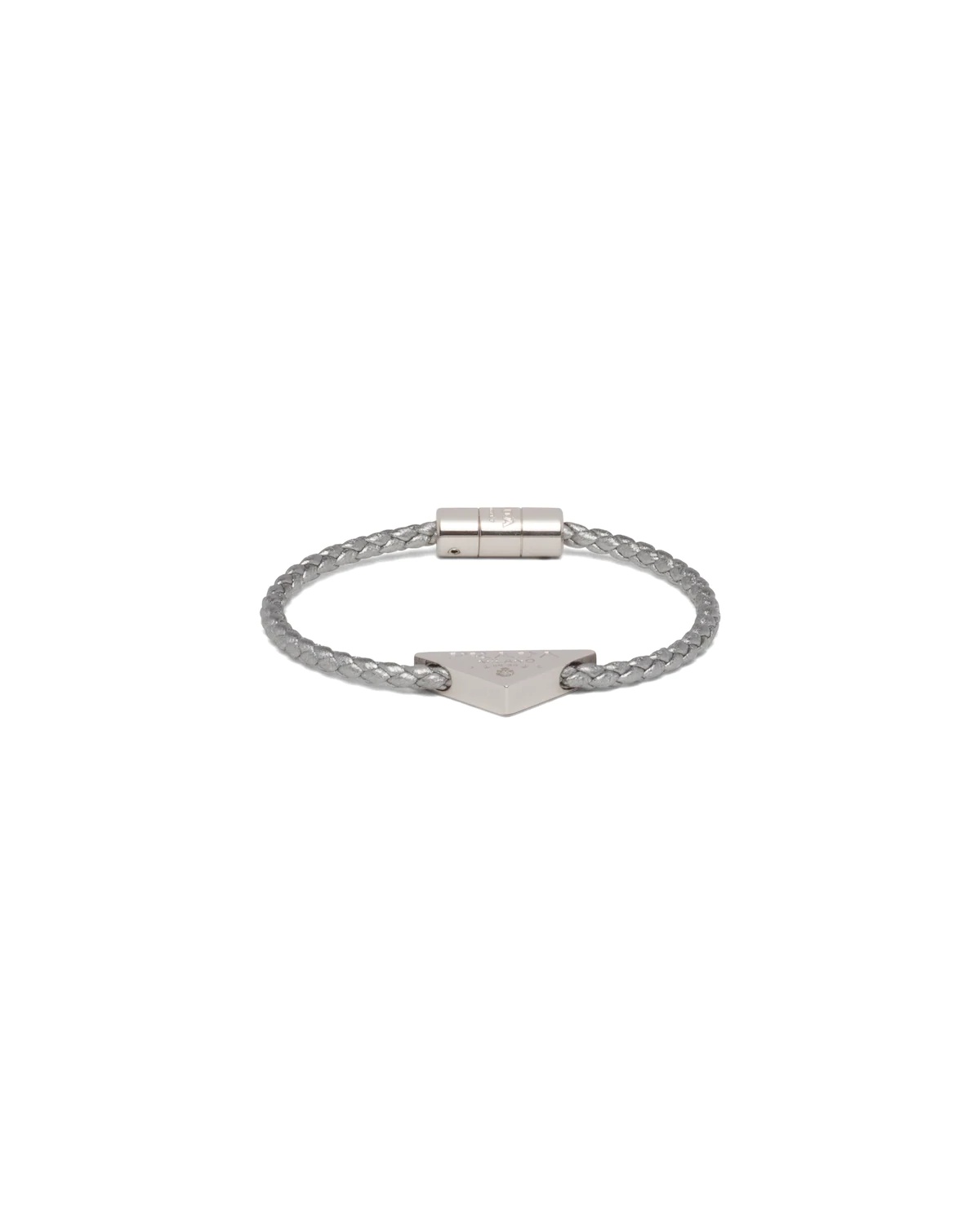 Braided nappa leather bracelet - 1