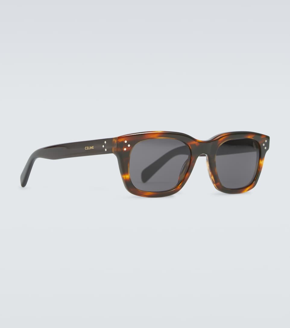 Tortoiseshell square sunglasses - 4
