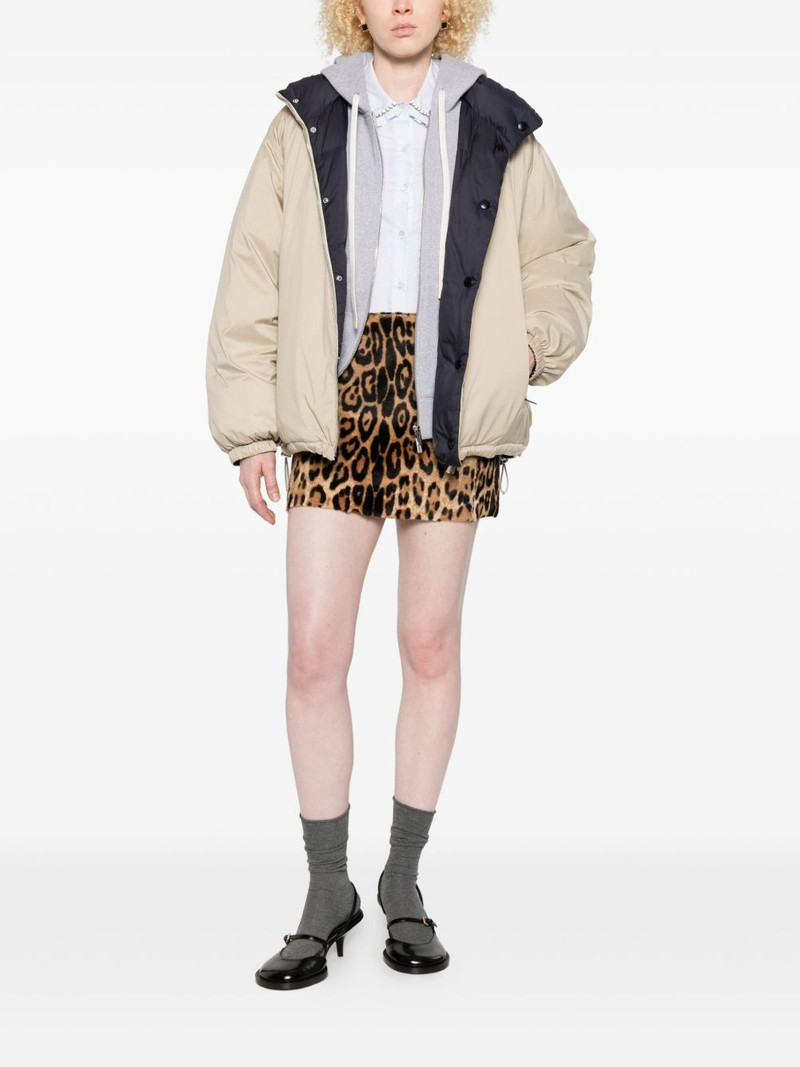 Miu Miu embellished ruffled-collar shirt outlook