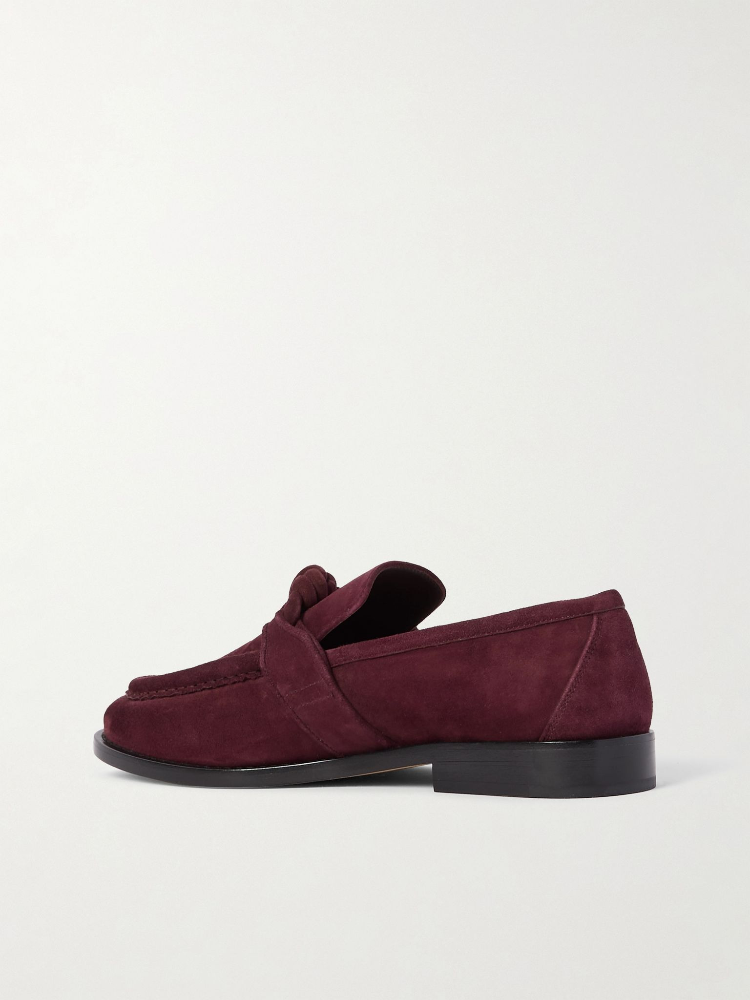 Astaire suede loafers Burgundy - 3