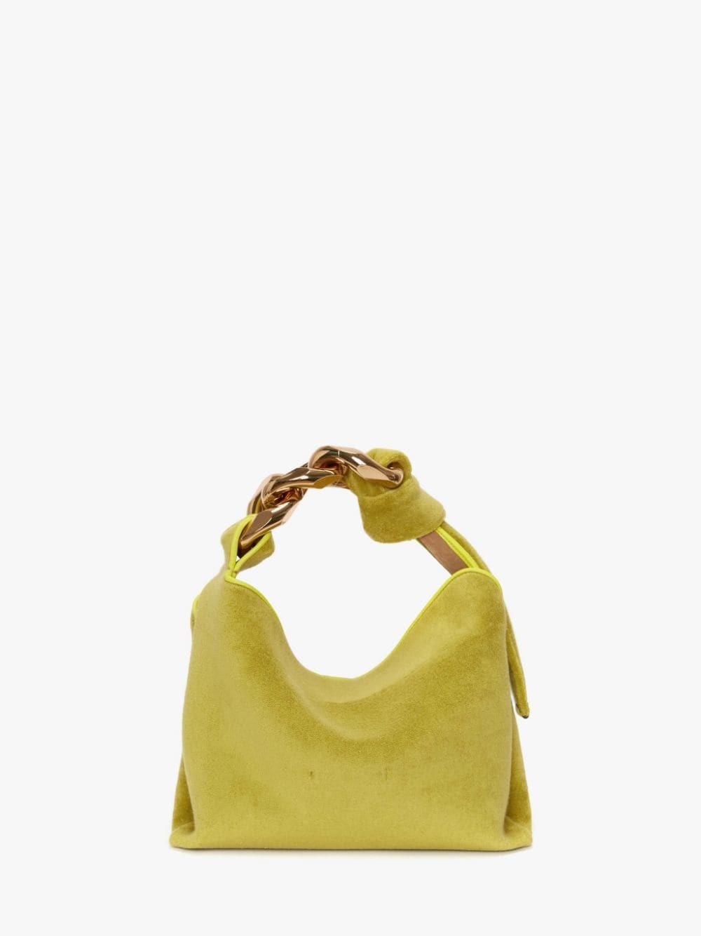 SMALL CHAIN HOBO - TERRY TOWEL SHOULDER BAG - 4