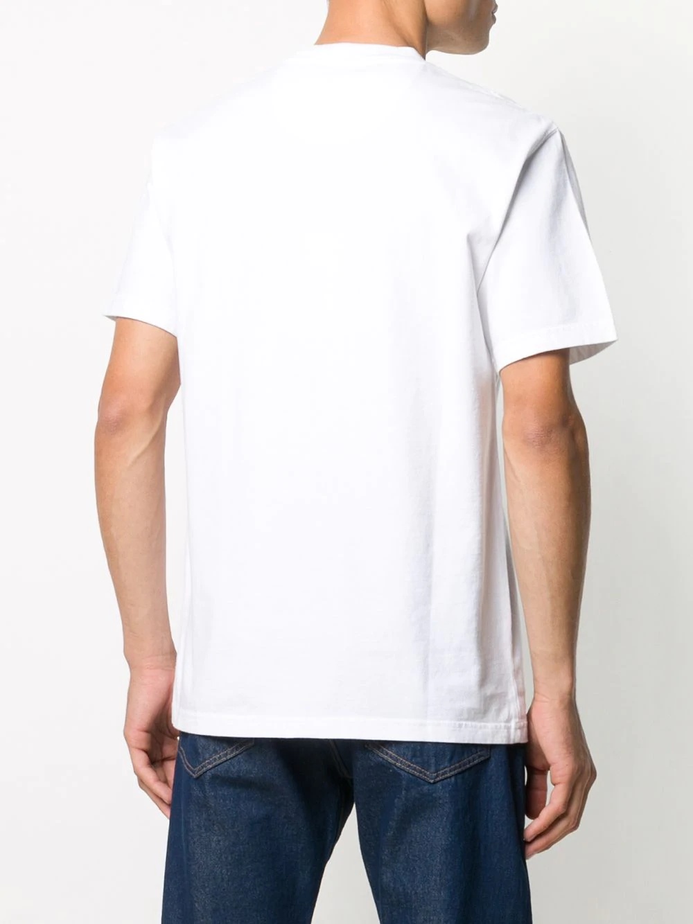 short-sleeved logo print T-shirt - 4