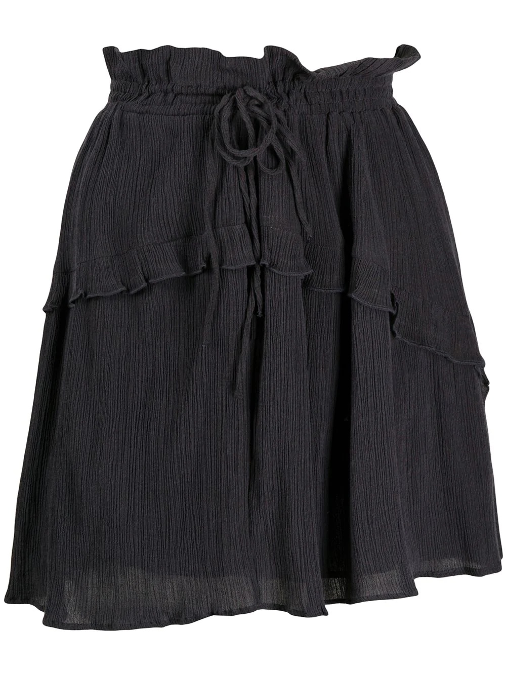 asymmetric hem skirt - 1