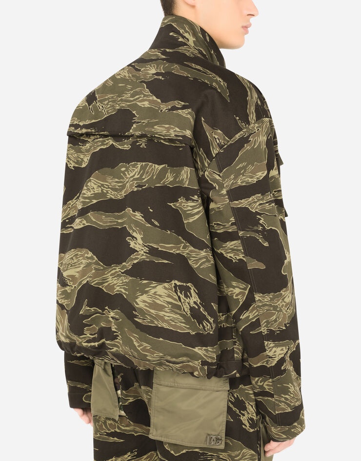 Camouflage-print cotton jacket - 5