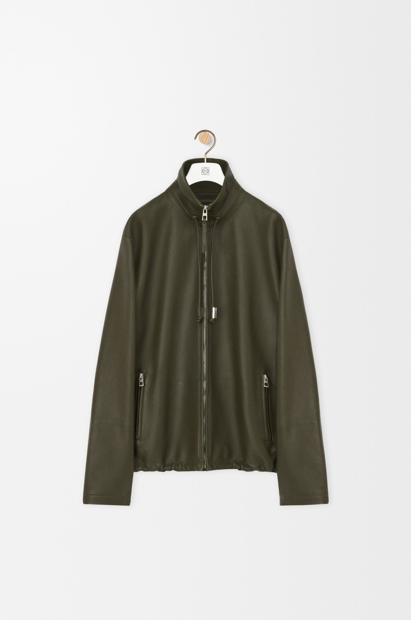 Zip-up jacket in nappa lambskin 1