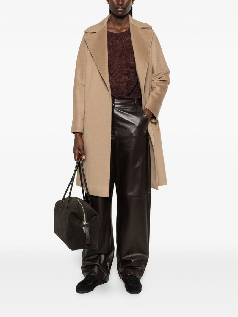 Max Mara Studio Max Mara Studio Dravenna Belted Notch-lapels Coat outlook