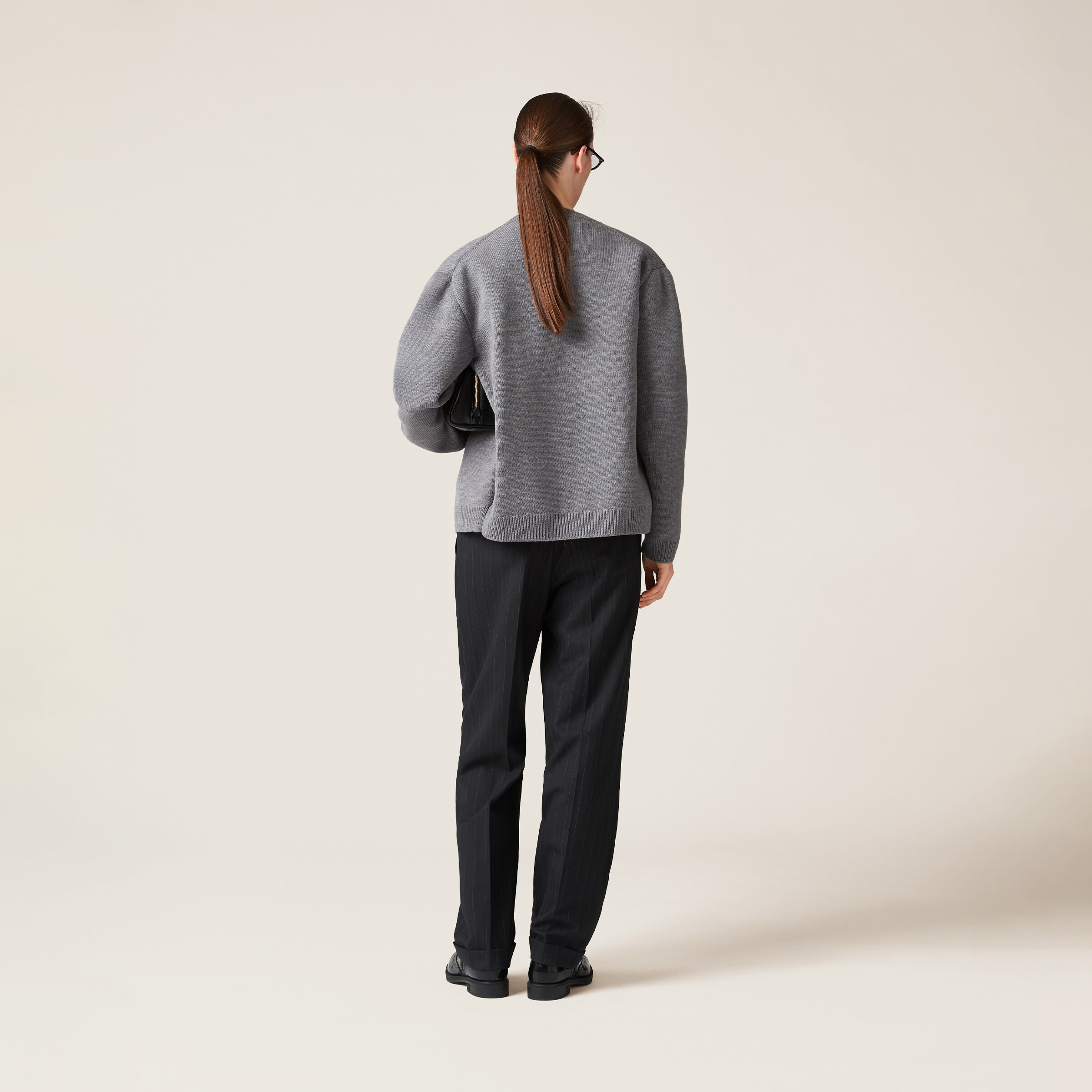 Wool and nylon knit cardigan - 2